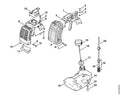 STIHL Réservoir d'essence (OEM 4126-350-0405)