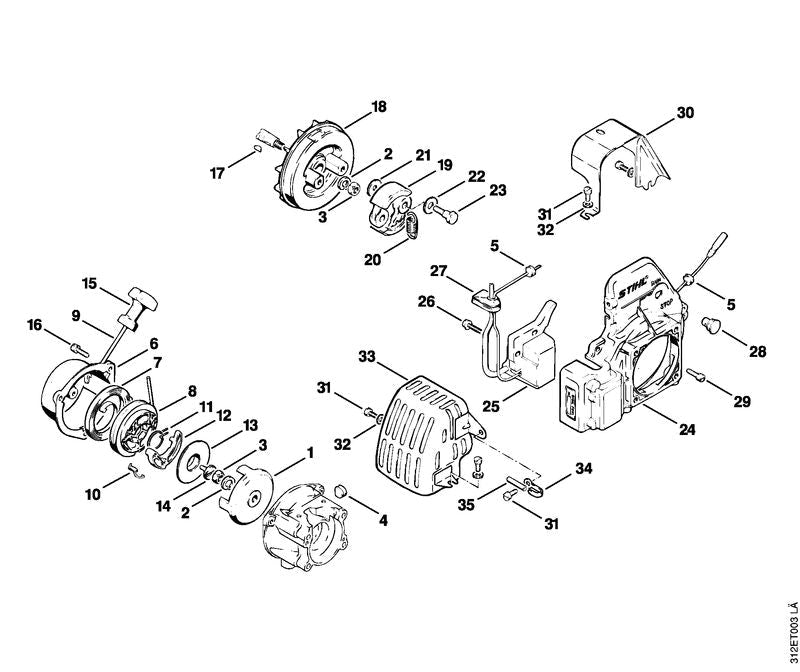 STIHL 41124329202 - Grommet
