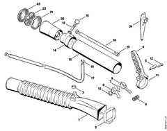 STIHL 42027910200 - Handle