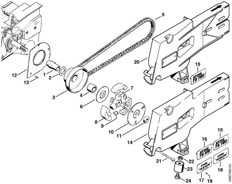 STIHL 11111602001 - Clutch