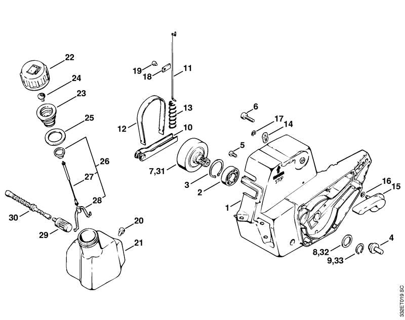STIHL 42113503500 - Pickup body