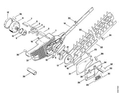 STIHL 42067136501 - Guide screw