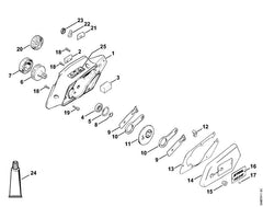 STIHL 42136642901 - Clamp