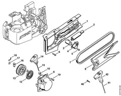 STIHL 42216642100 - Clamping lever