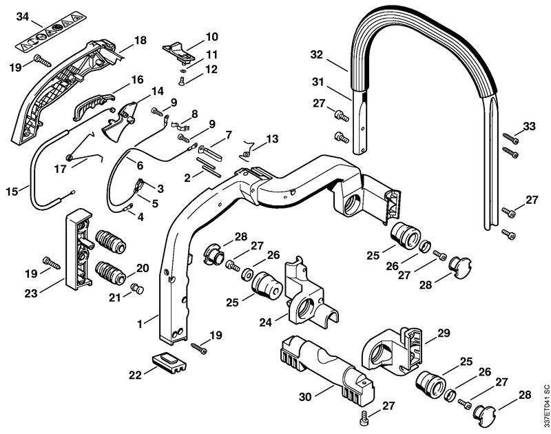 STIHL 42217912800 - Annular buffer