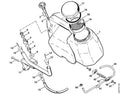 STIHL Tubulure de raccordement (OEM 4201-708-9600)