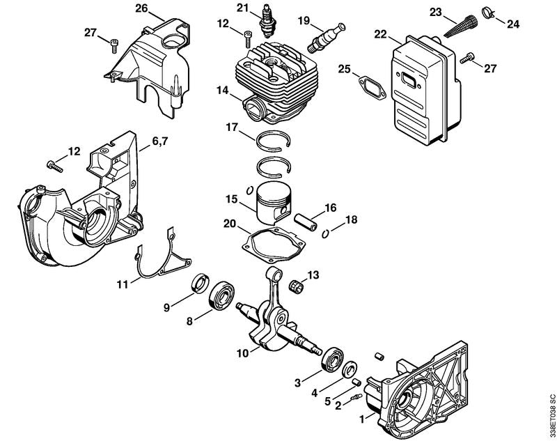 STIHL 42231416600 - Clip