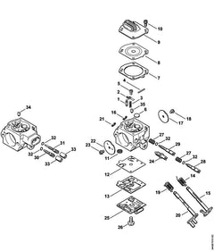 STIHL 42241227801 - Oval head screw