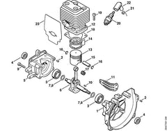 STIHL 41350292300 - Cylinder gasket