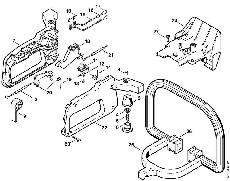 STIHL 42264401100 - Short circuit wire