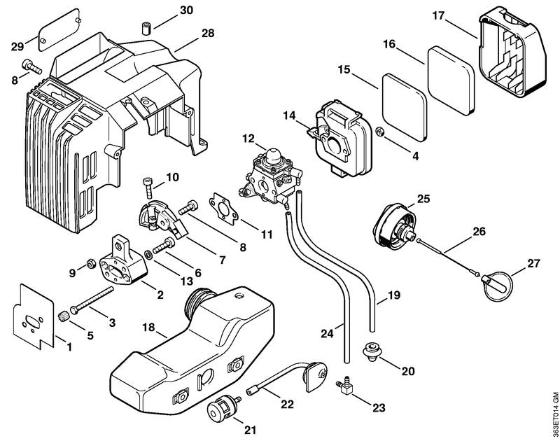 STIHL 42261200600 - Carburetor WT-264