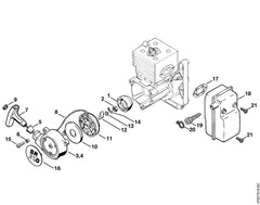 STIHL 42039671508 - Model plate SR 420