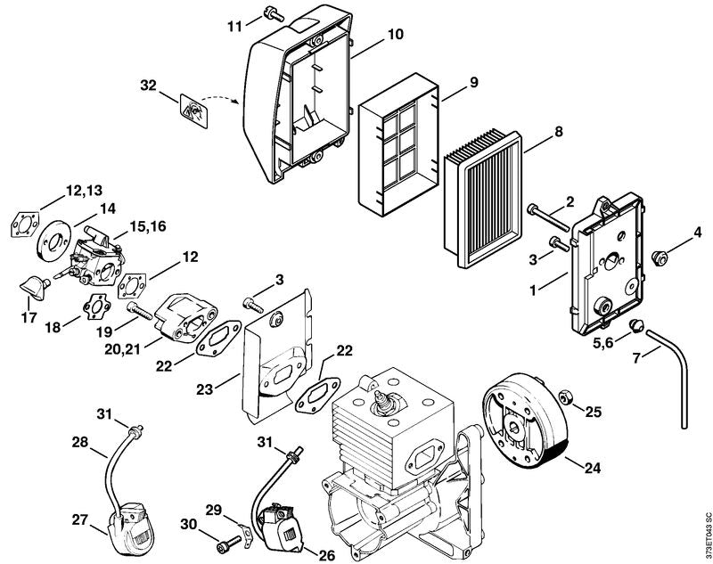 STIHL 00003536500 - Plug