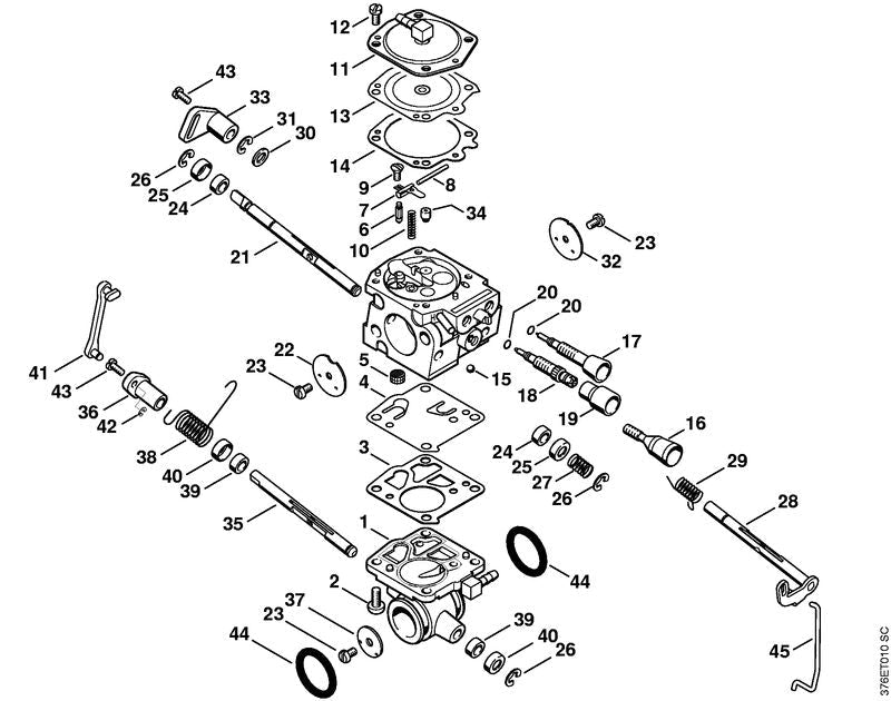 STIHL 42240071008 - Set of carburetor parts
