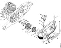 STIHL Couvercle de lanceur avec lanceur (OEM 4224-190-0306)
