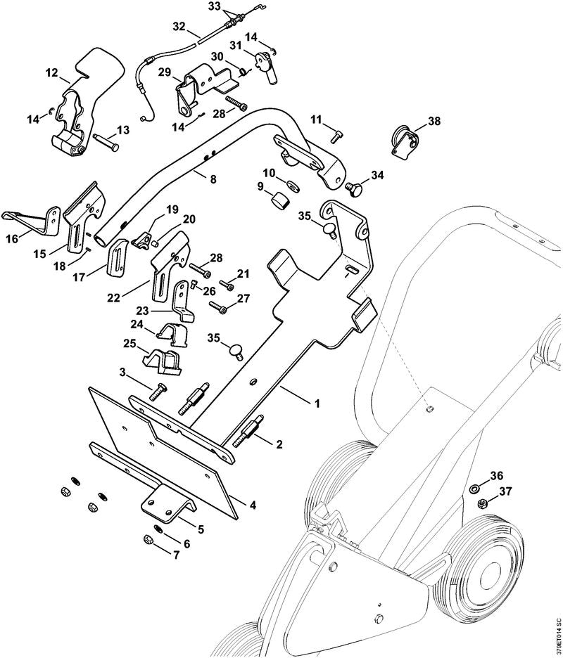 STIHL 42247916500 - Plate
