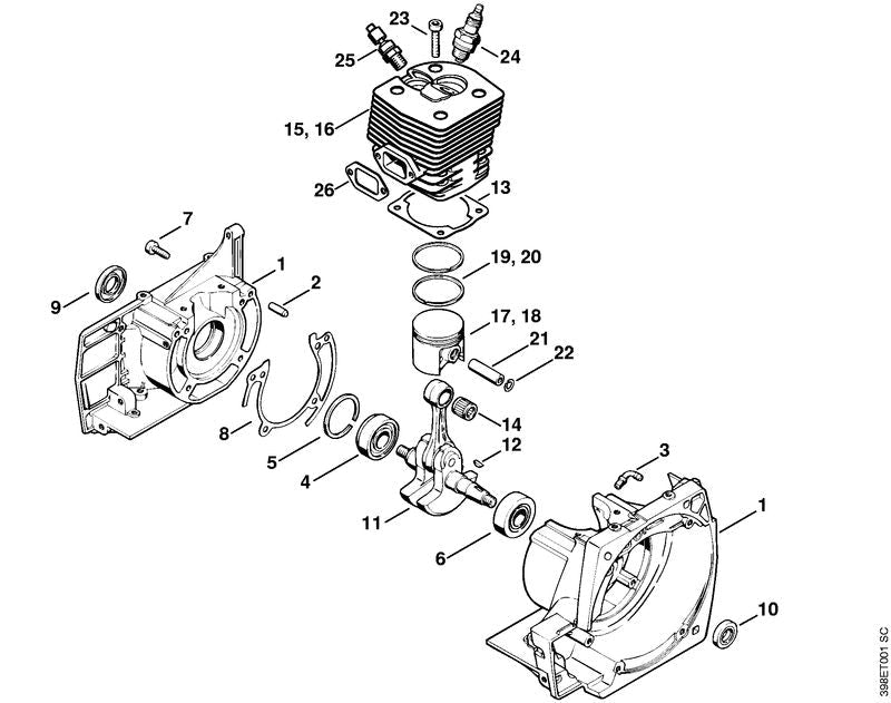 STIHL 41160302005 - Piston Ø 46 mm