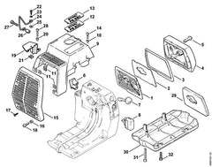 STIHL 41161410300 - Auxiliary filter