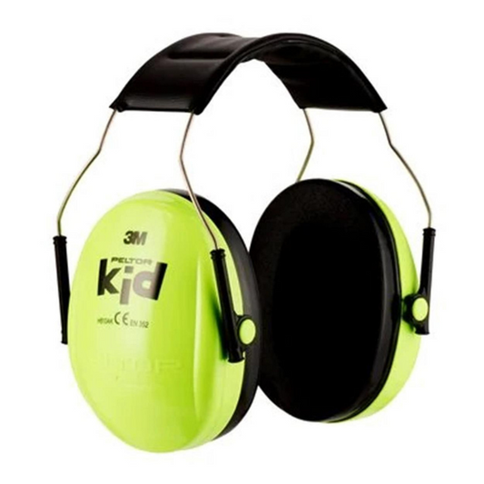 3M Peltor Kid Casque anti-bruit avec arceau - Vert