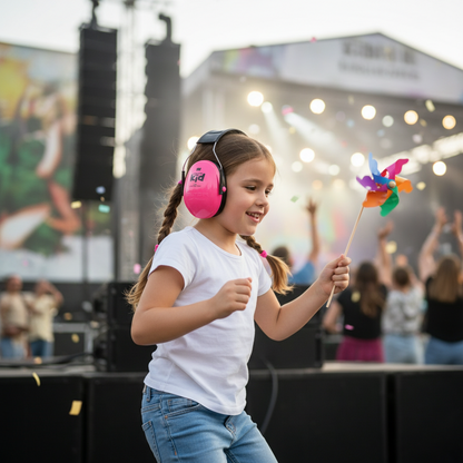 3M Peltor Kid Casque antibruit avec arceau - Rose