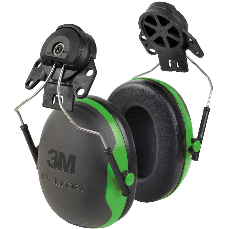 3M Peltor X1P3 Coquilles antibruit à fixation sur casque