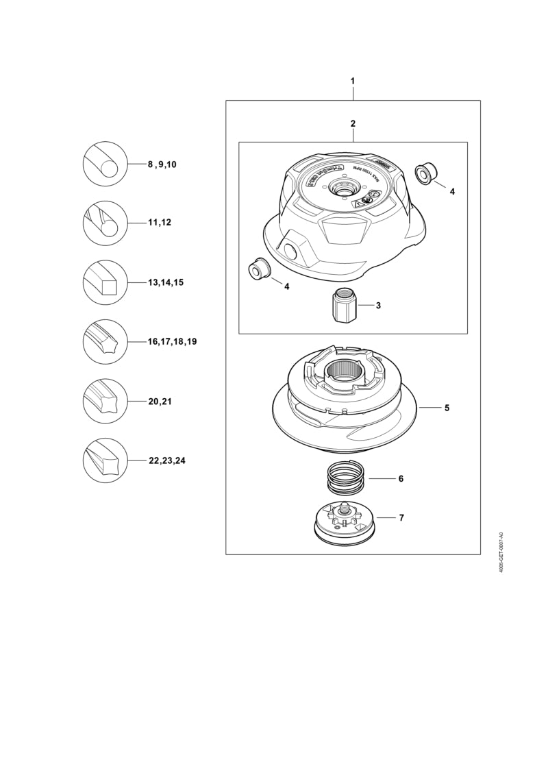 STIHL 40028202100 - Locking screw