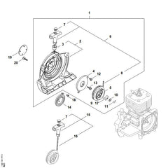 STIHL 41341900600 - Rewind spring