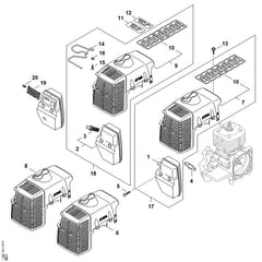 STIHL 41280801650 - Shroud