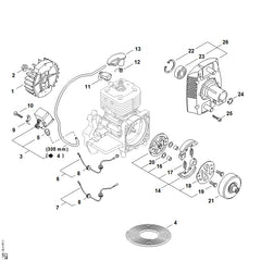 STIHL 41281602001 - Clutch
