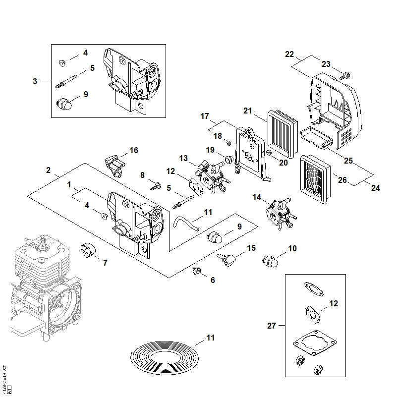 STIHL 41281820700 - Grommet