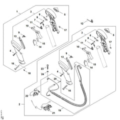STIHL 41281801112 - Throttle cable