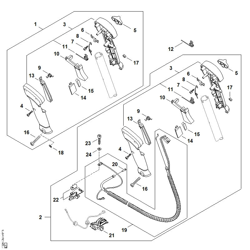 STIHL 41281823203 - Throttle cable