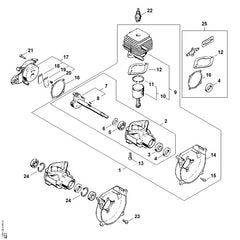 STIHL 41300343000 - Piston ring