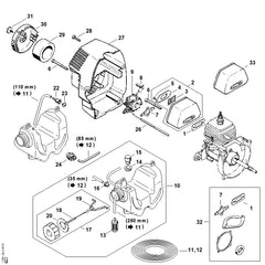 STIHL 41301490600 - Muffler gasket