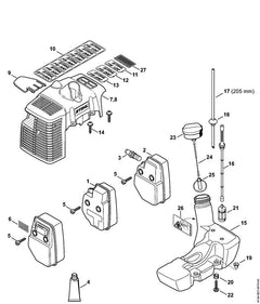 STIHL 41340846800 - Spacer
