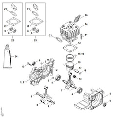 STIHL 41340292300 - Cylinder gasket