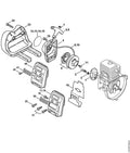 STIHL Plaque matricule HT 75 (OEM 4138-967-1503)