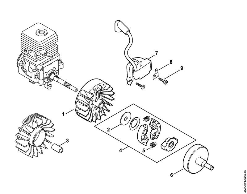 STIHL 41401602005 - Clutch