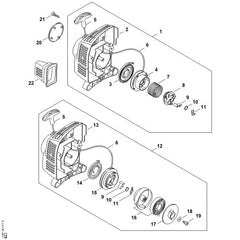 STIHL 41409671515 - Model plate FS 45 C