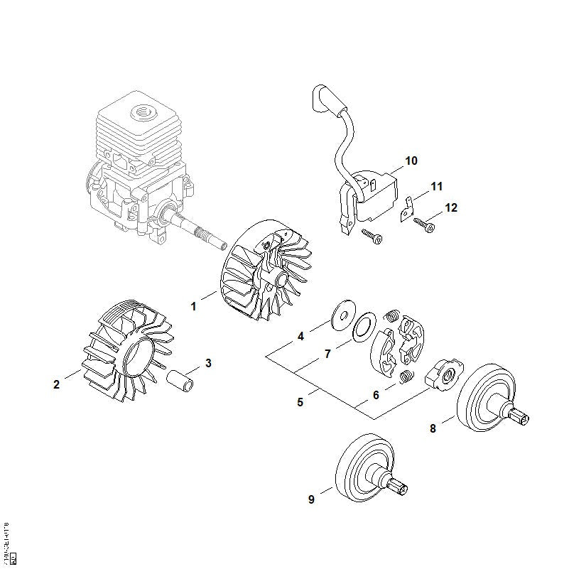 STIHL 41404001305 - Ignition module