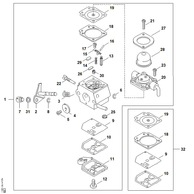 STIHL 42281215600 - Fixed jet 0.43