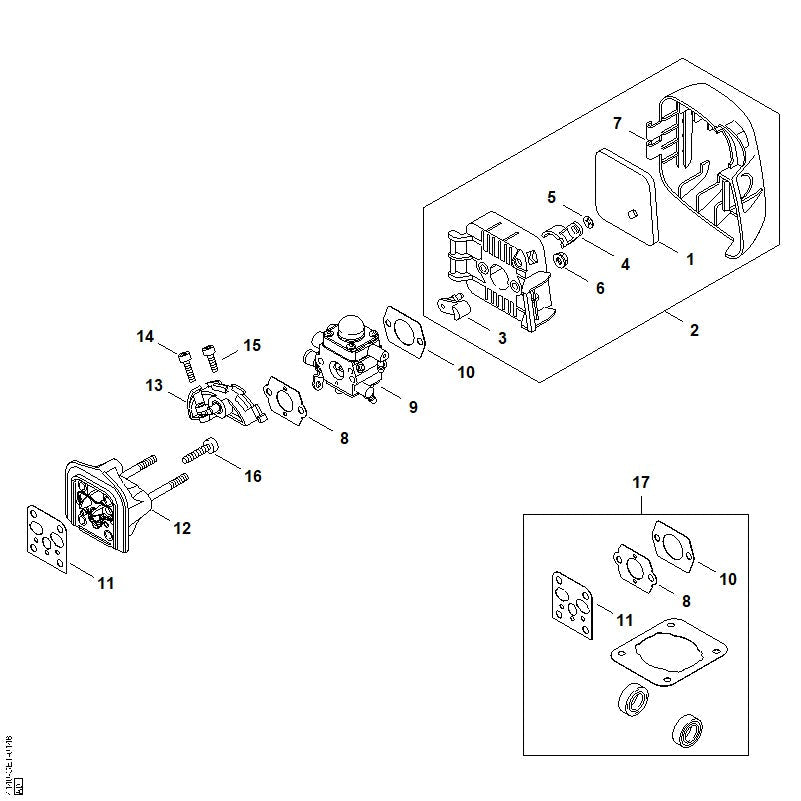 STIHL 41401200623 - Carburetor C1Q-S282C
