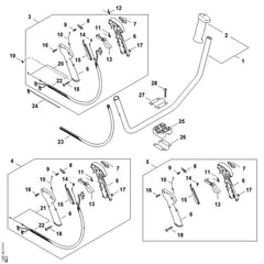 STIHL 41407901307 - Control handle
