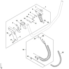 STIHL 41401801104 - Throttle cable