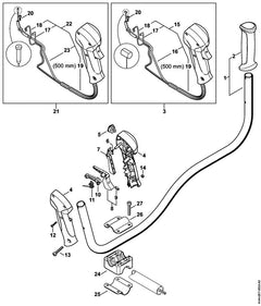 STIHL 41447901302 - Control handle