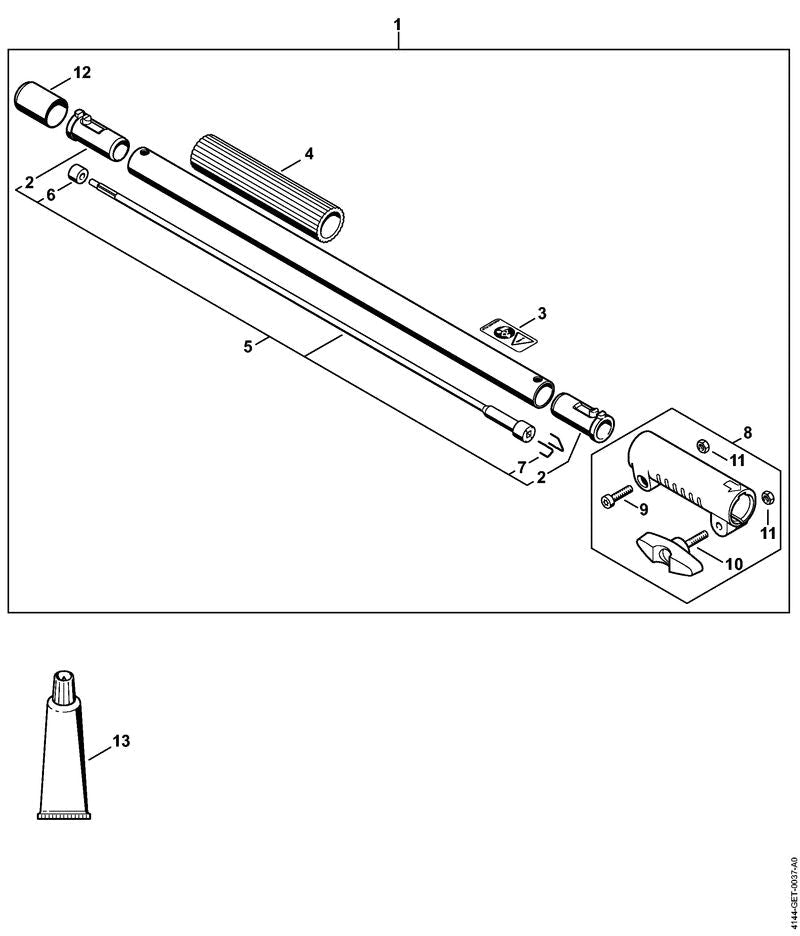 STIHL 00009677327 - Warning pictogram