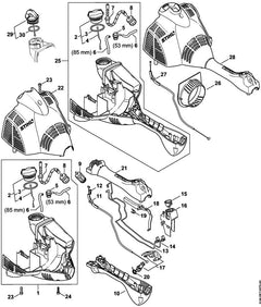 STIHL 41440203018 - Engine housing