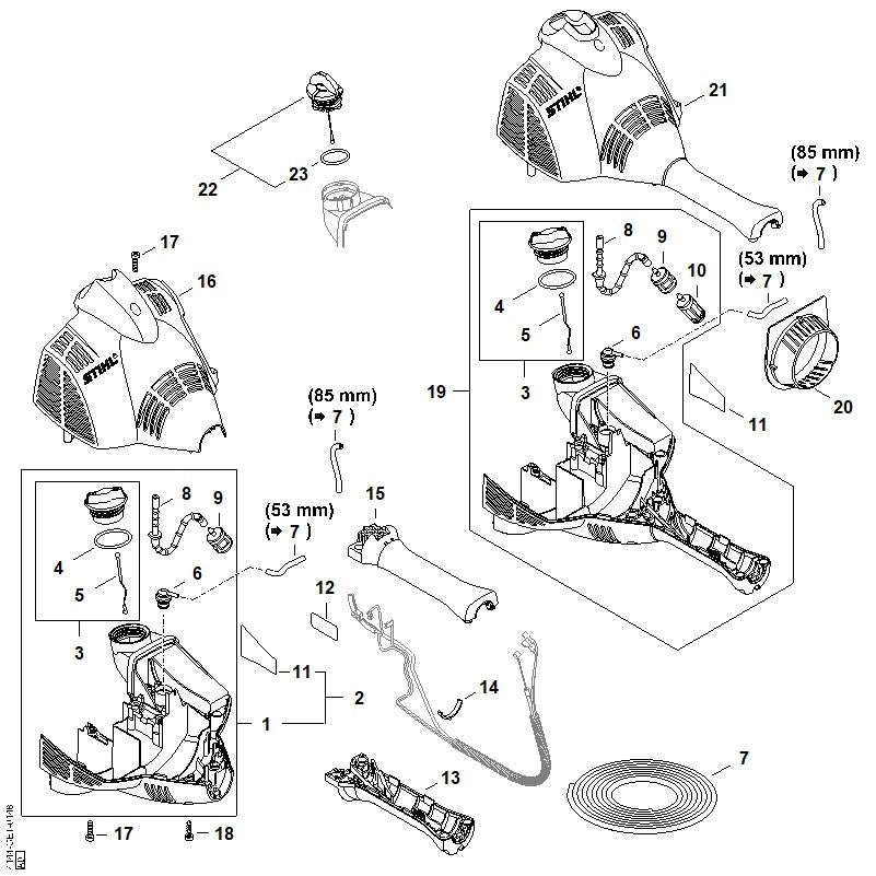 STIHL 41441822100 - Support