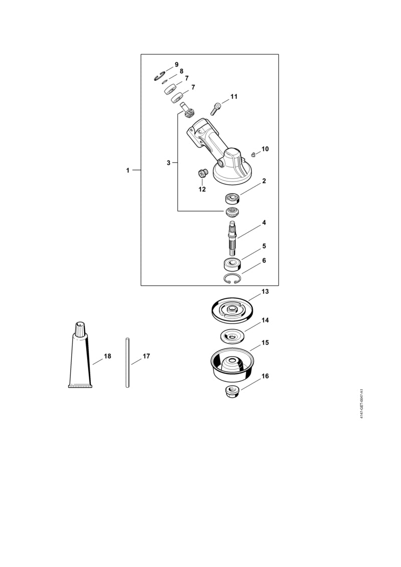 STIHL 41806420602 - Drive shaft