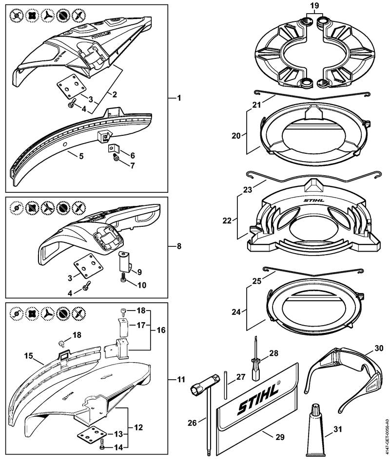 STIHL 41807163200 - Skirt